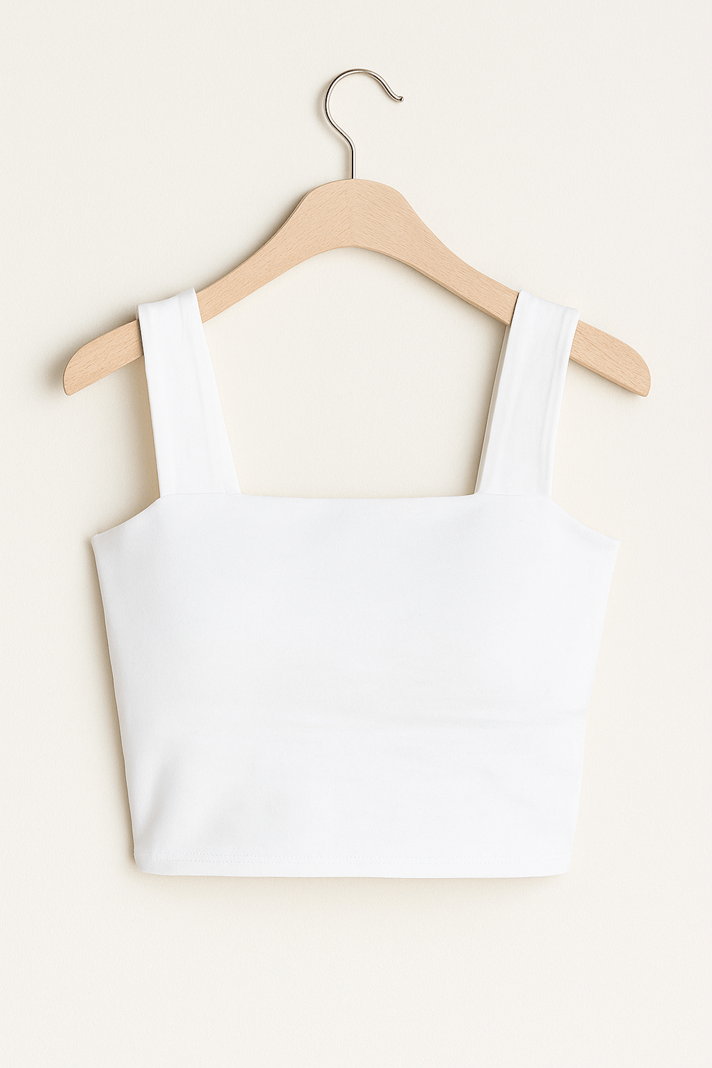Carla Spaghettiträger Top mit Square Neck